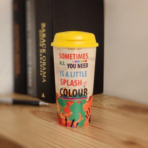 On the Go Cup - Splash of Colors