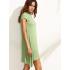 Asymmetrical Green Summer Dress