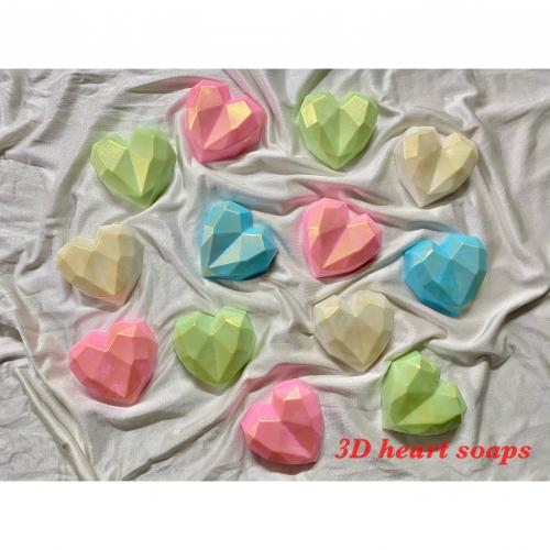 3D Heart Soap - PINK