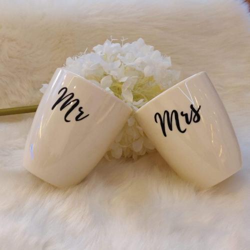 Couple Mug Set - White