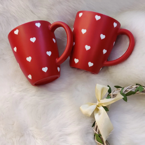 Unbreakable Couple Mugs - Set of 2 - Red