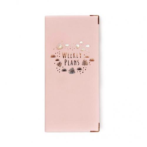 Rose Gold Weekly Planner